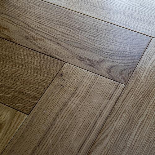 Массивный паркет DAMY FLOOR  Дуб Натуральный Английская ёлочка