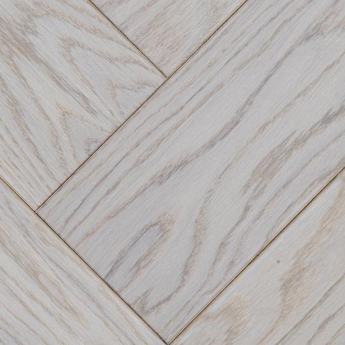 Массивный паркет DAMY FLOOR  Дуб Ванильный Английская ёлочка