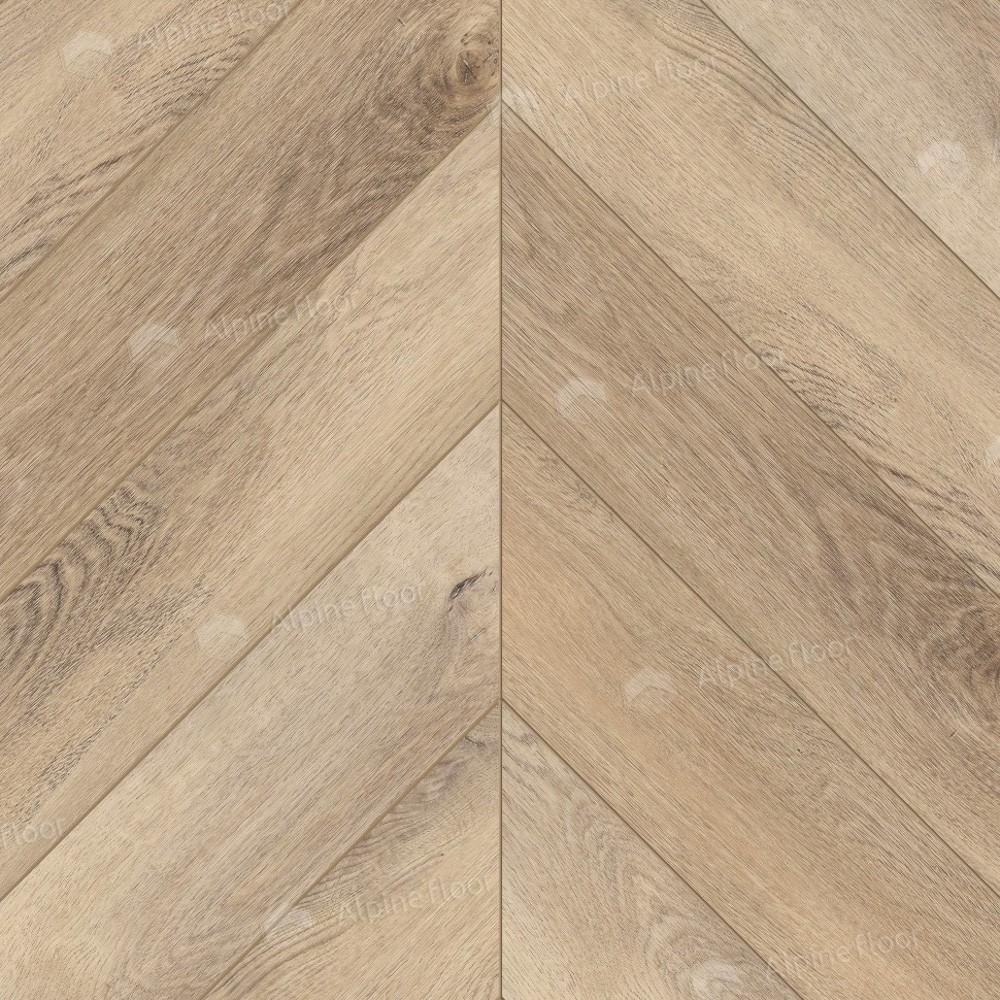 Кварц-винил Alpine Floor Дуб Синистра Chevron ECO 20-6
