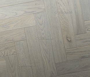 Паркет английская ёлка Greenline Lux 314 индус грей