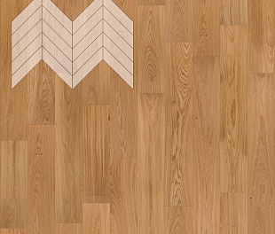 Инженерная доска Елка Французская Lab Arte Chevron Дуб Рустик Кольт лак 600/490х110х14/3/45°